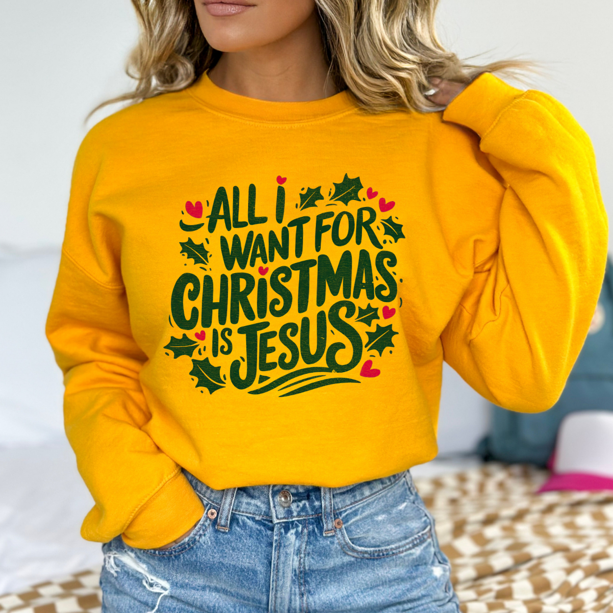 Jesus for Christmas Unisex Graphic Sweatshirt | ATTA TOOD®