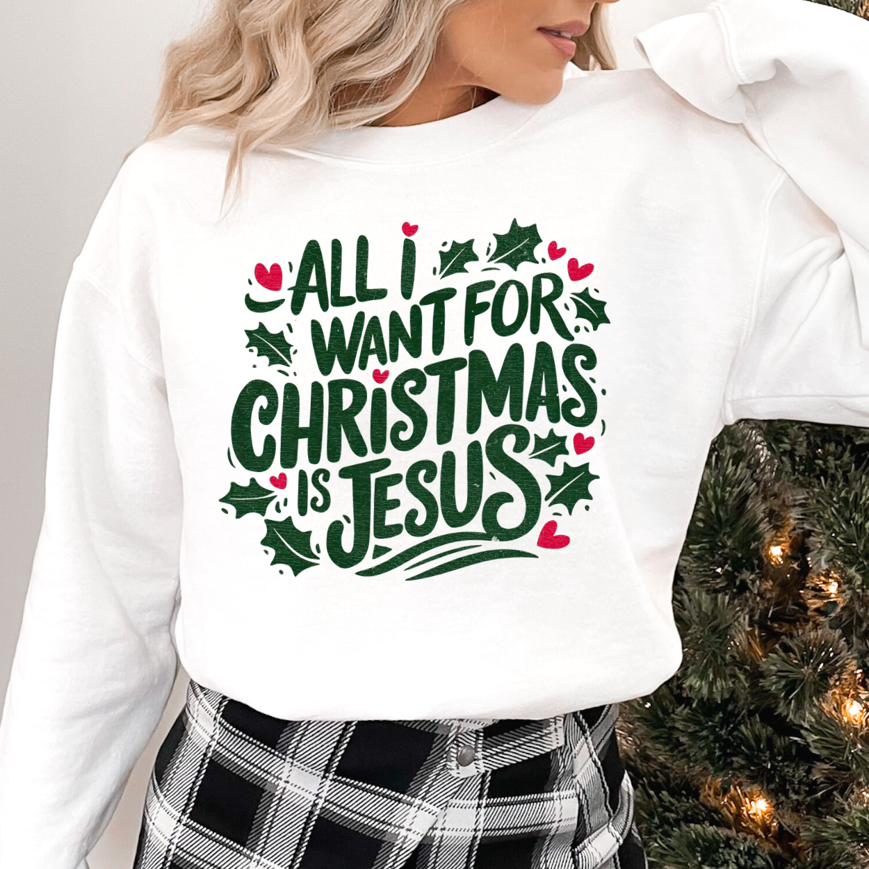 Jesus for Christmas Unisex Graphic Sweatshirt | ATTA TOOD®