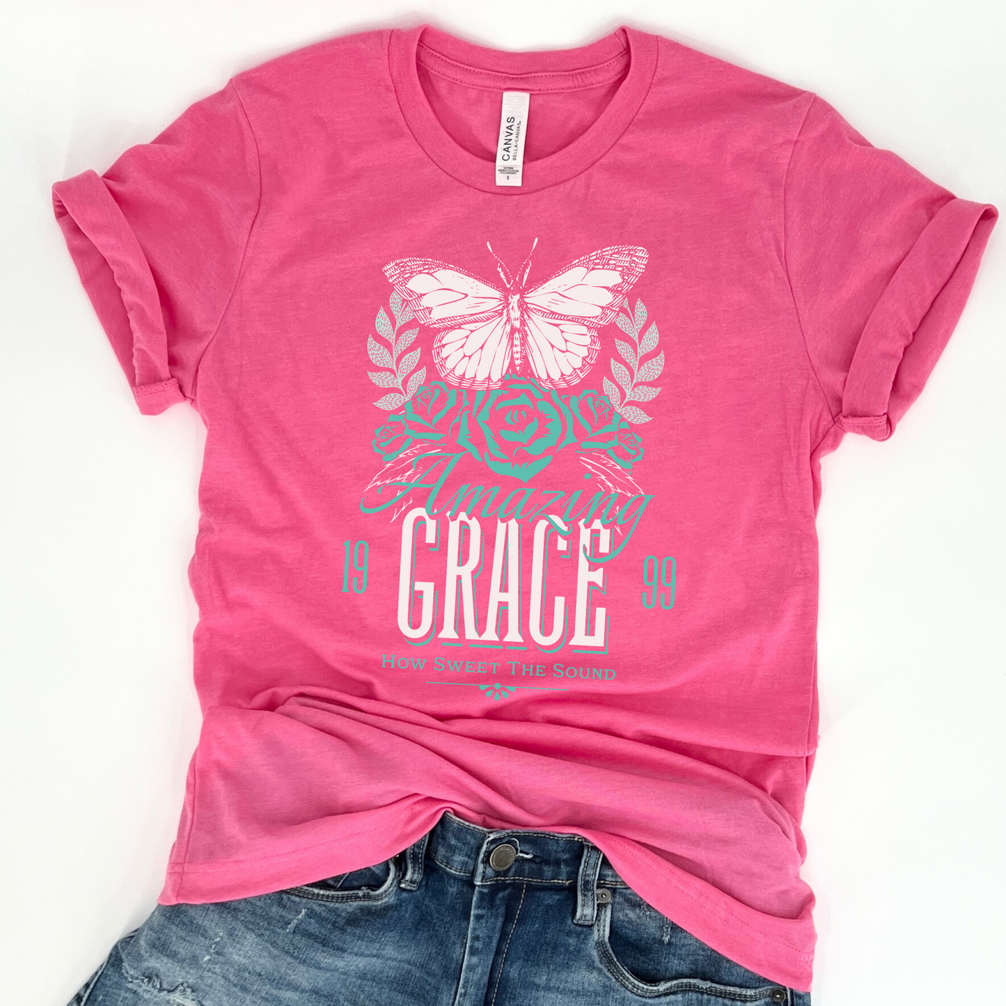 Amazing Grace Christian Unisex Graphic T-Shirt | ATTA TOOD®
