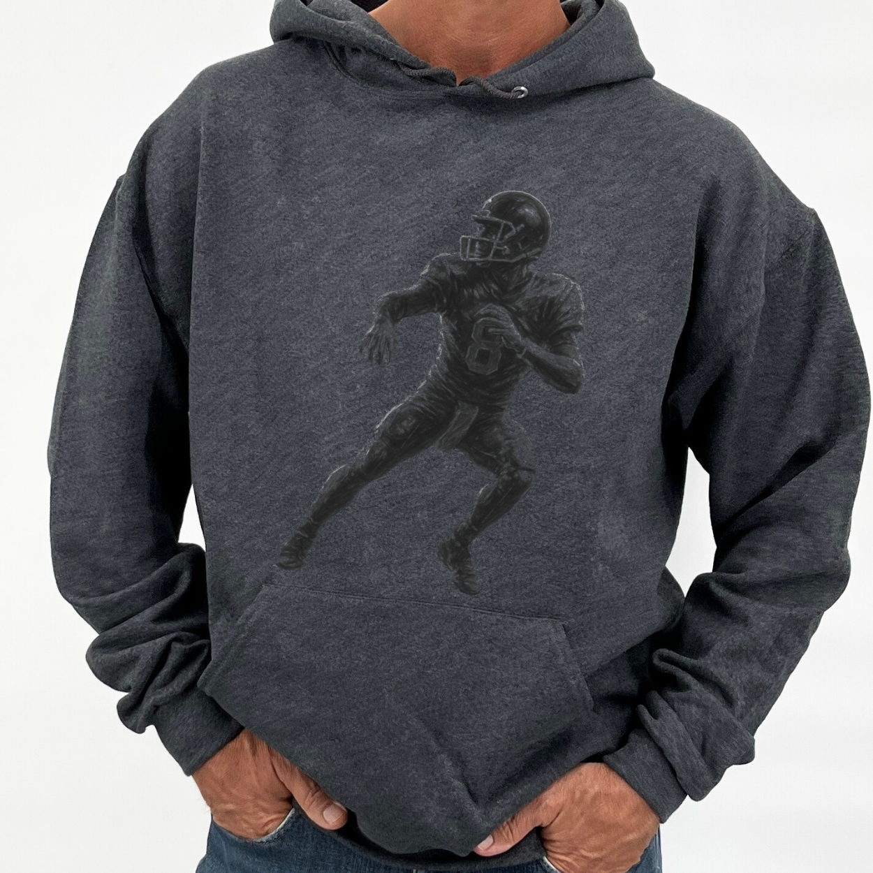 Football Player Unisex Hooded Sweatshirt | ATTA TOOD®