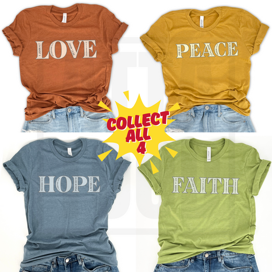 LOVE Bible Verse Christian Unisex Graphic T-shirt | ATTA TOOD®