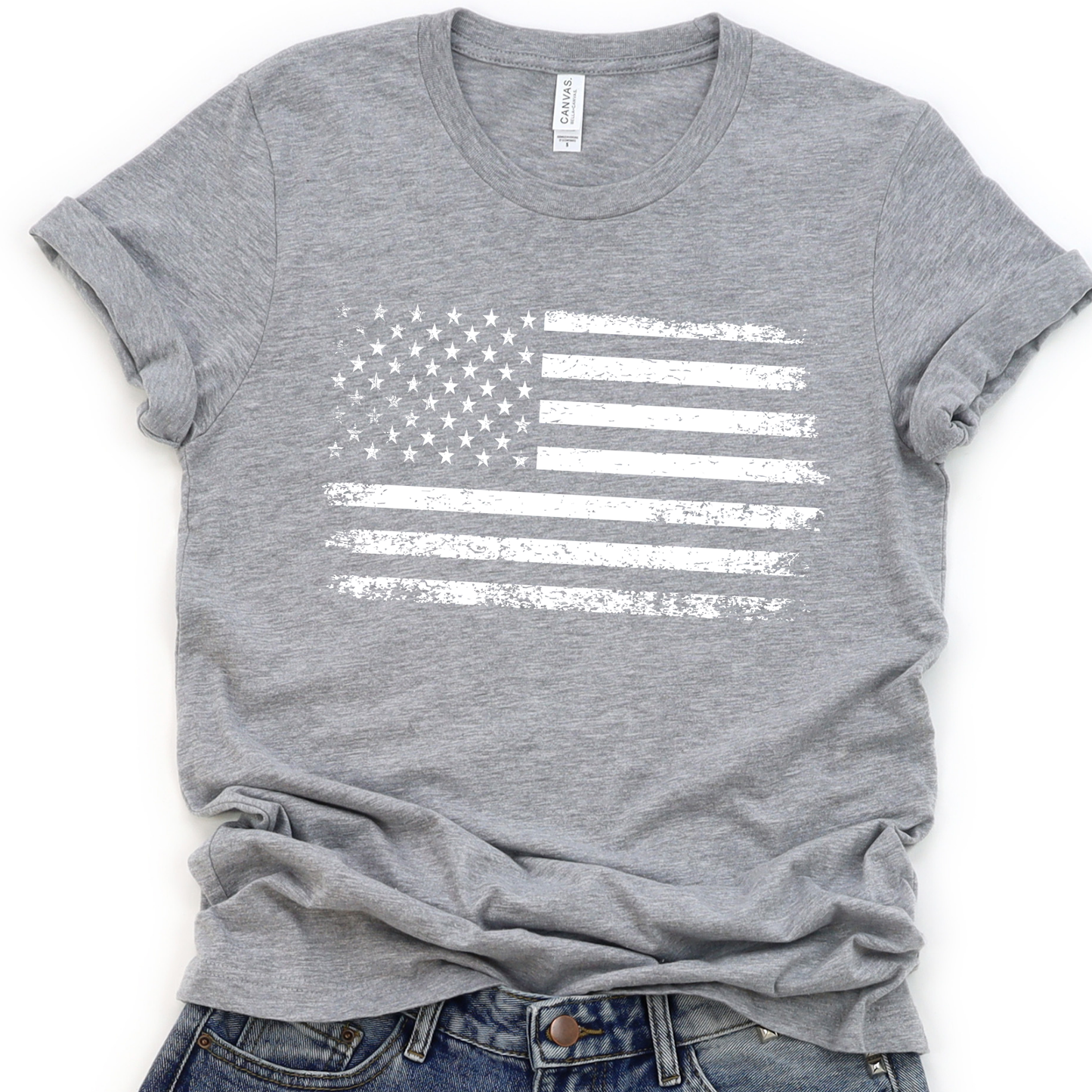 Patriotic American Flag Unisex Graphic T-Shirt | ATTA TOOD®