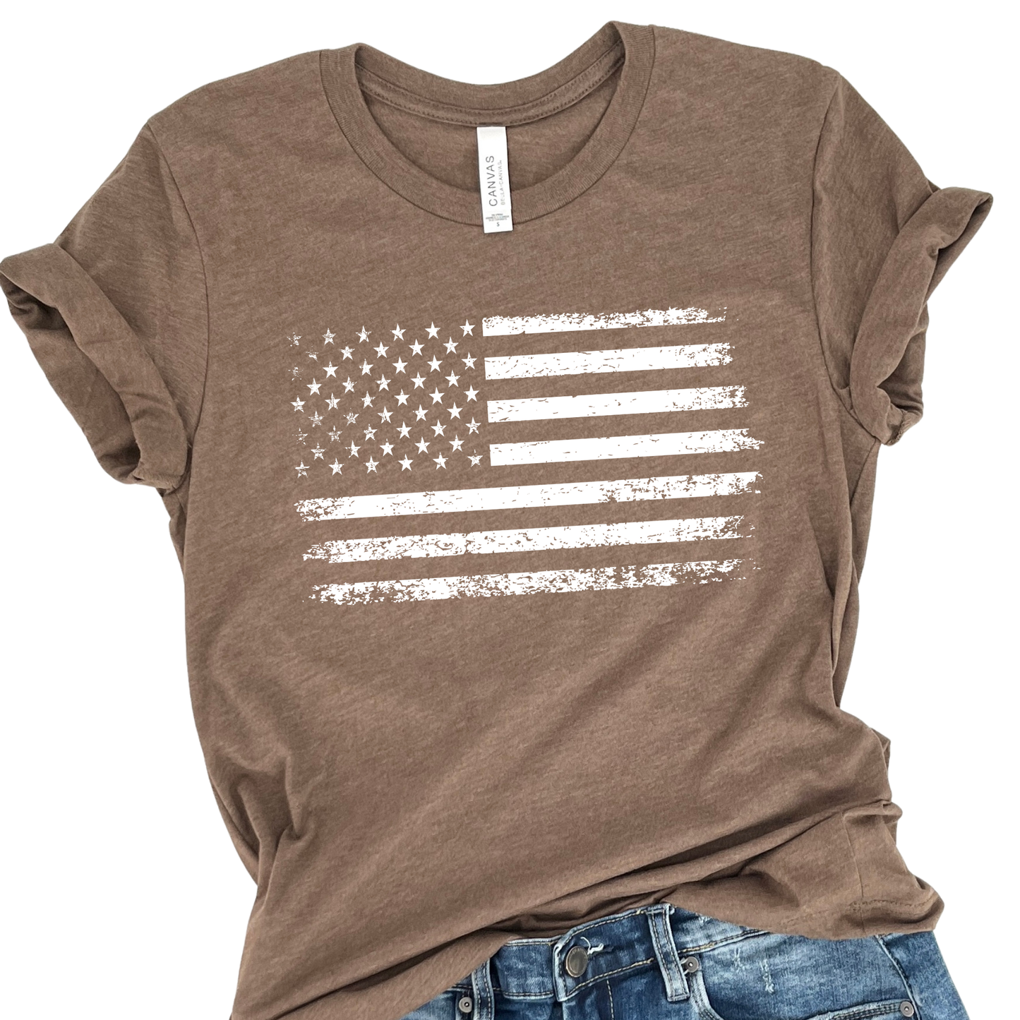 Patriotic American Flag Unisex Graphic T-Shirt | ATTA TOOD®
