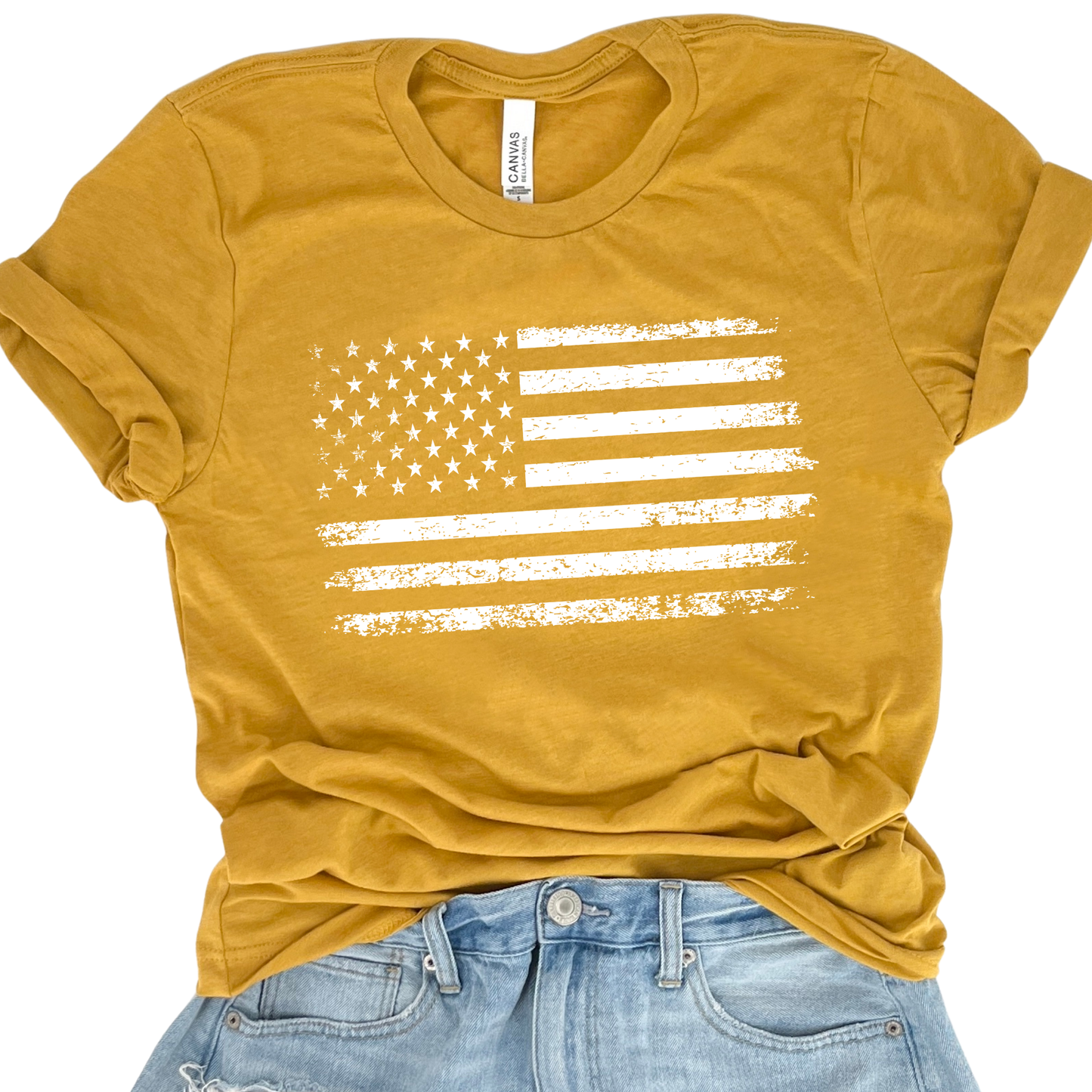 Patriotic American Flag Unisex Graphic T-Shirt | ATTA TOOD®