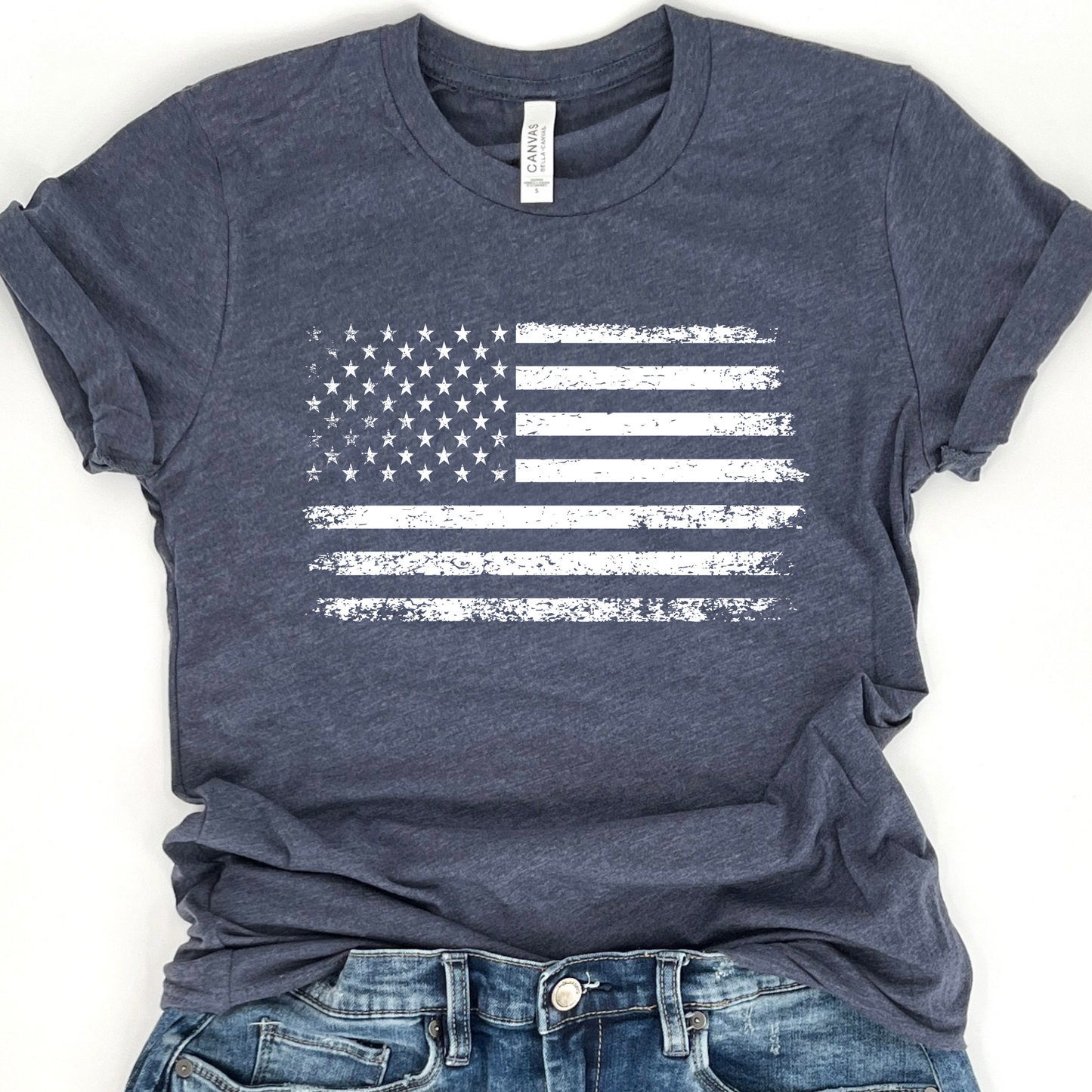 Patriotic American Flag Unisex Graphic T-Shirt | ATTA TOOD®