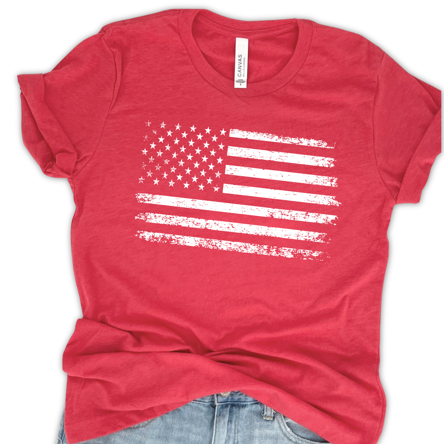 Patriotic American Flag Unisex Graphic T-Shirt | ATTA TOOD®