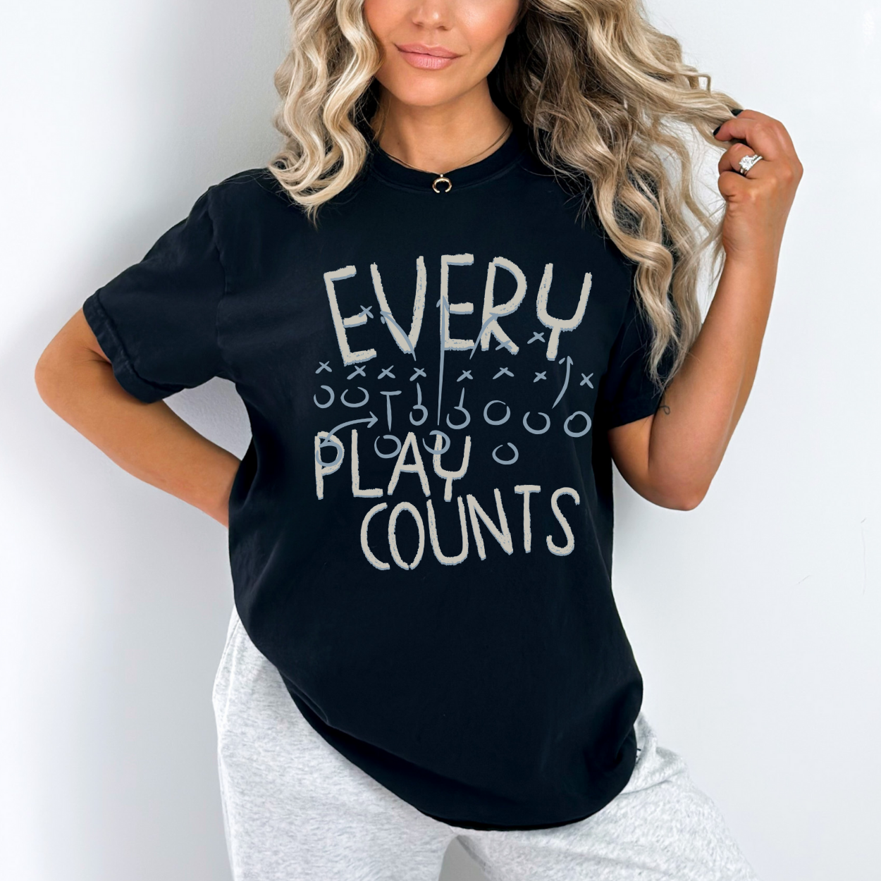 Every Play Counts Unisex Football Graphic T-Shirt | ATTA TOOD®