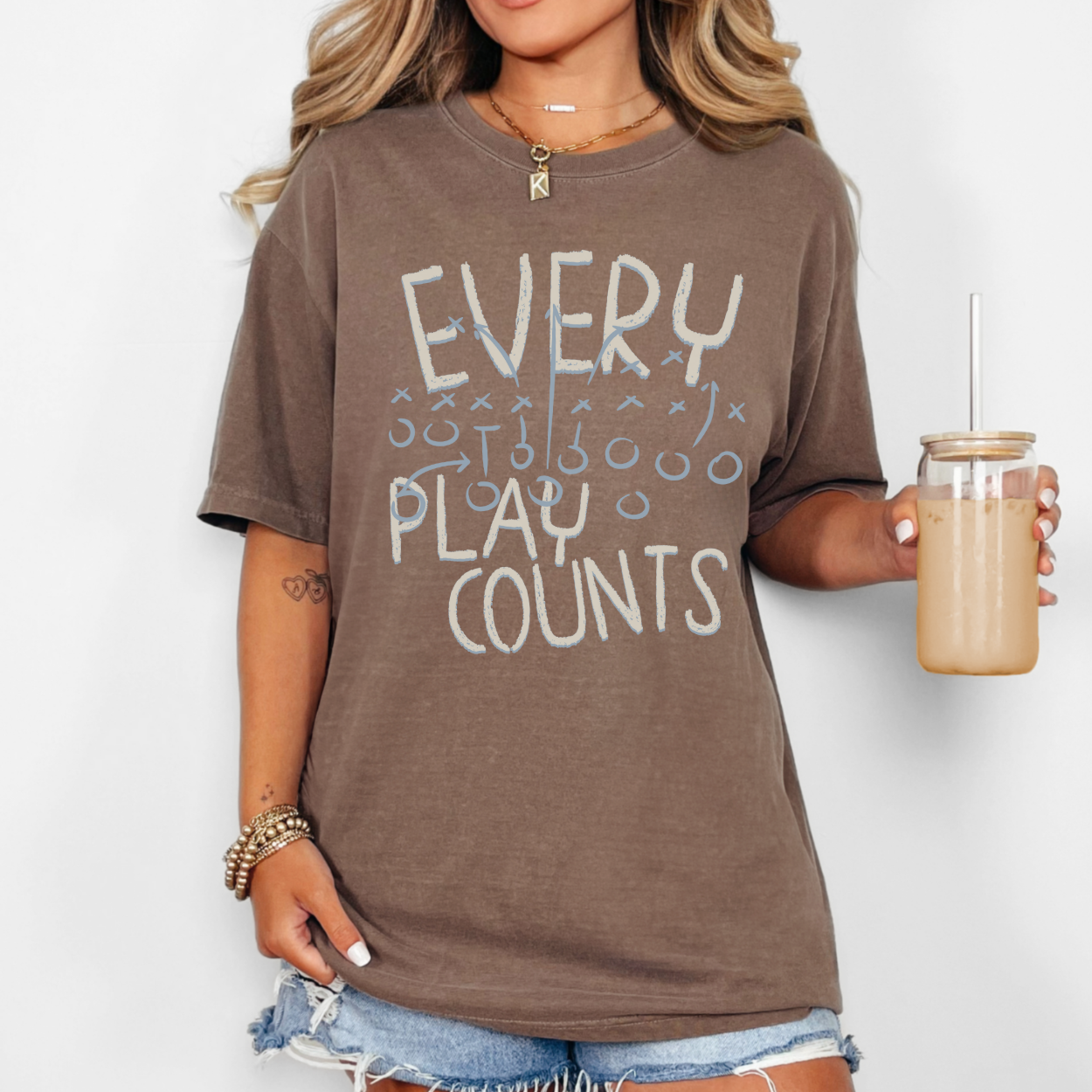 Every Play Counts Unisex Football Graphic T-Shirt | ATTA TOOD®