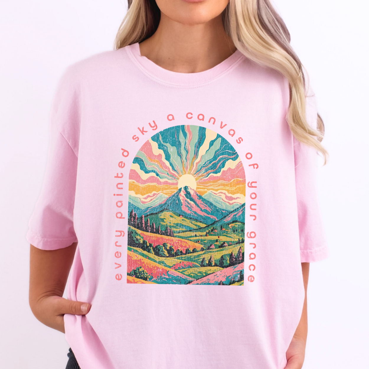 Every Painted Sky Christian Faith Graphic T-Shirt | ATTA TOOD®