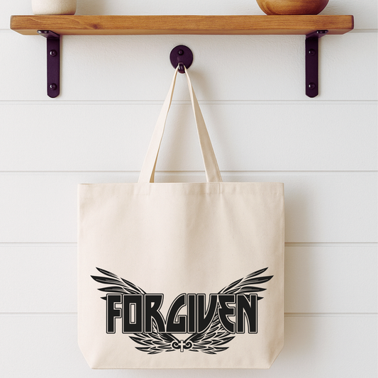 Forgiven Tote Bag | Faithbased | ATTA TOOD®