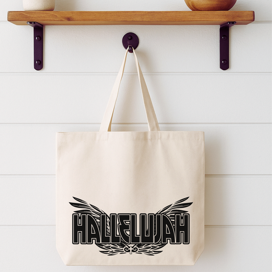 Hallelujah Tote Bag | Faithbased | ATTA TOOD®