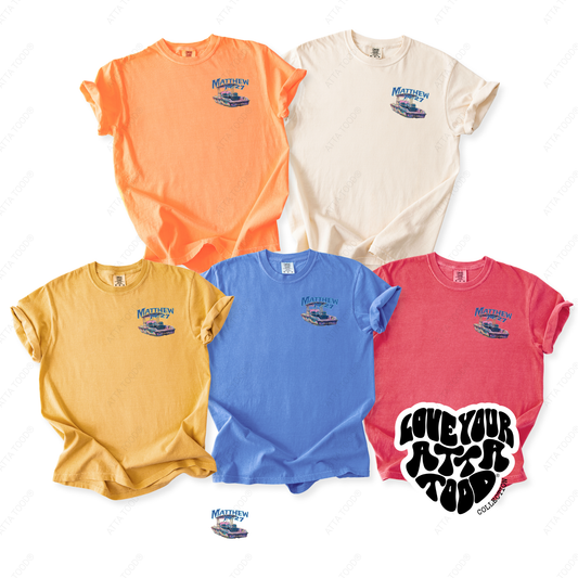 Matthew 14:27 Scripture Coastal Boat Graphic Tee | ATTA TOOD