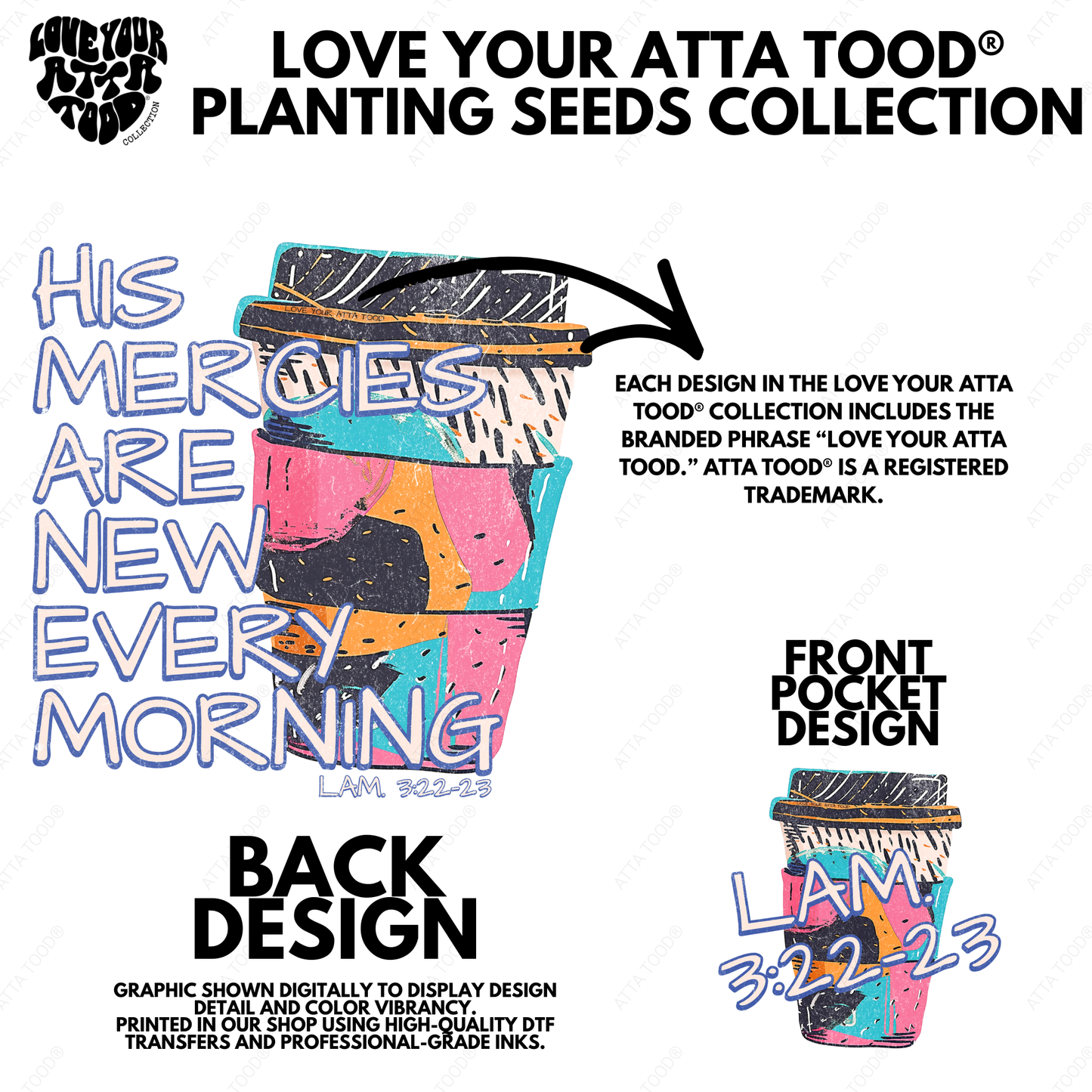 His Mercies Are New Every Morning T-Shirt | ATTA TOOD®