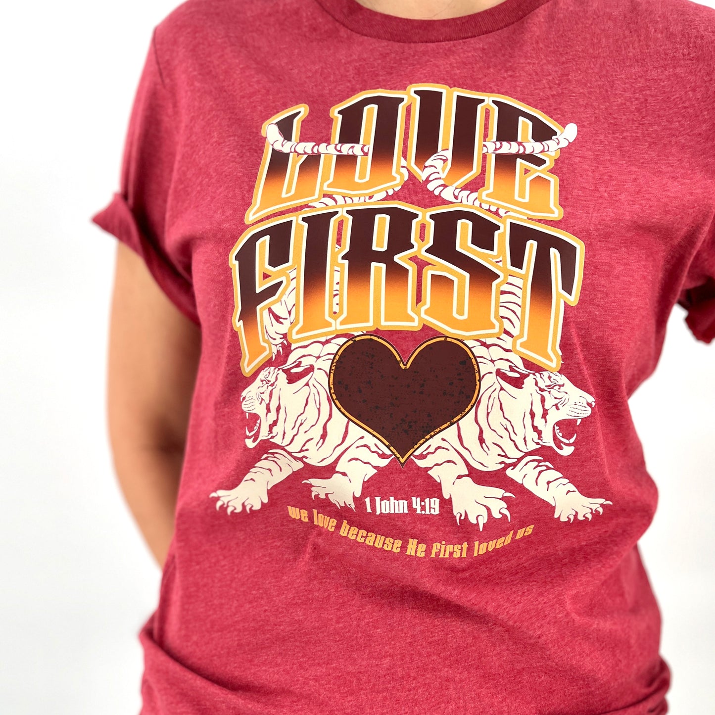 Love First Christian Unisex Graphic T-Shirt | ATTA TOOD®