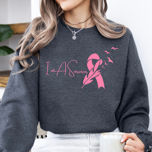 I'm a Survivor Breast Cancer awareness month sweatshirt