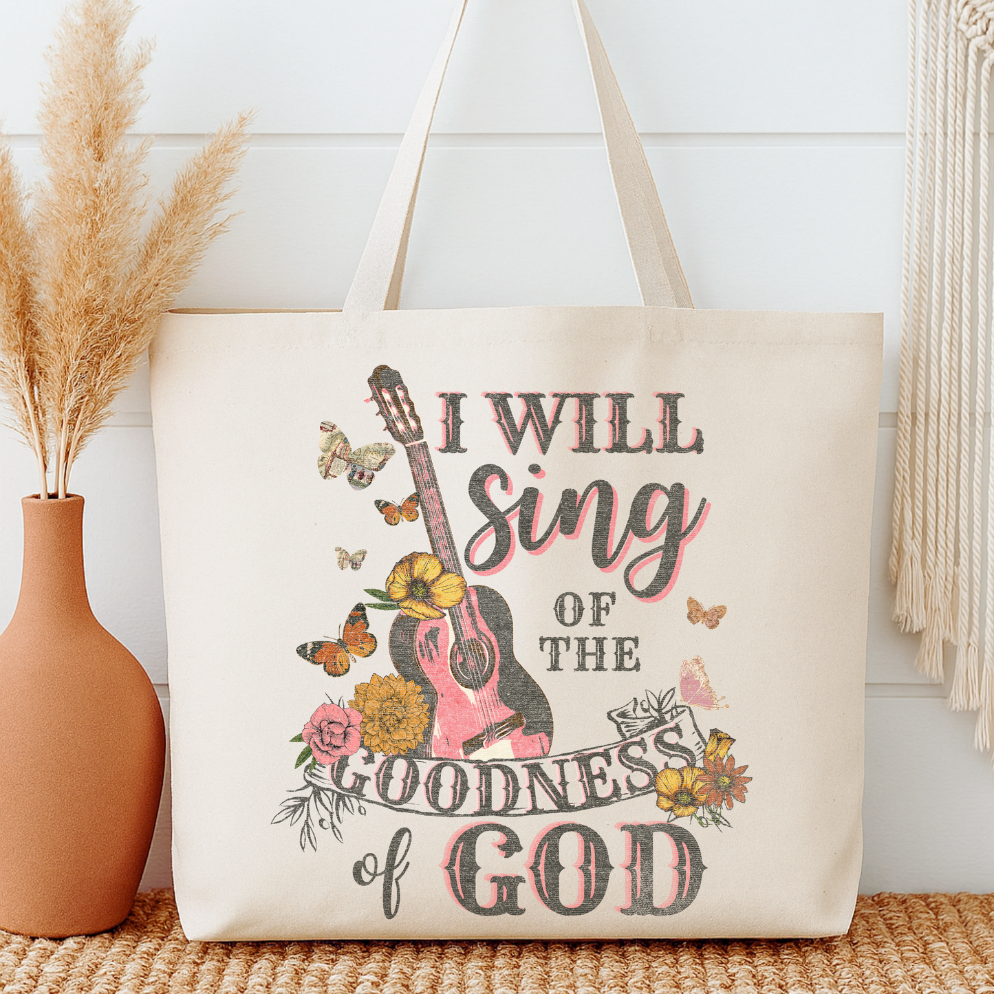 I Will Sing Of The Goodness Tote Bag | Faithbased | ATTA TOOD®