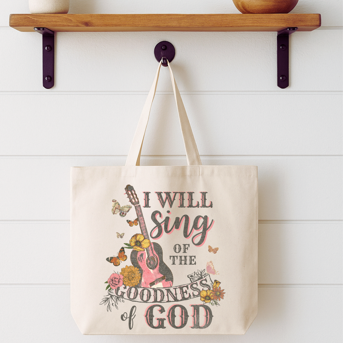 I Will Sing Of The Goodness Tote Bag | Faithbased | ATTA TOOD®