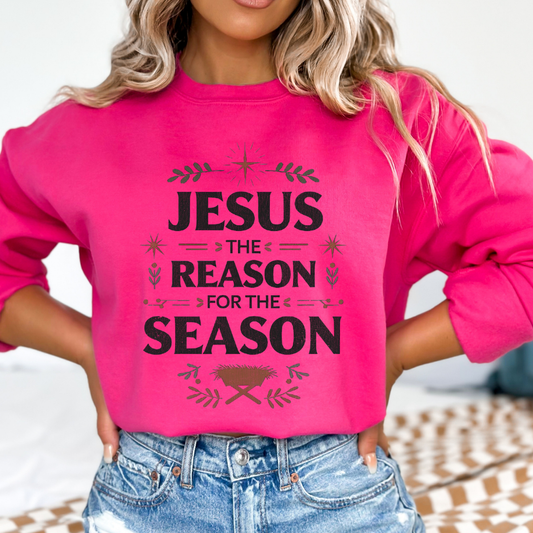 Jesus Is The Reason Christmas Graphic Sweatshirt | ATTA TOOD®