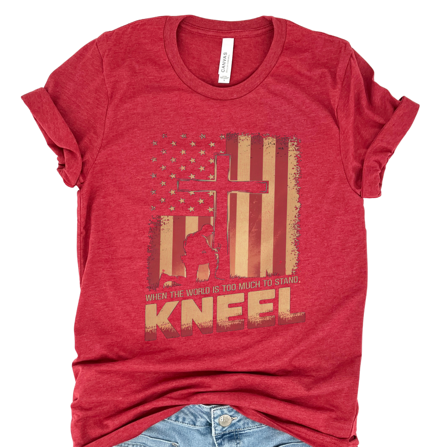 When The World Is To Much Patriotic Christian T-Shirt | ATTA TOOD®