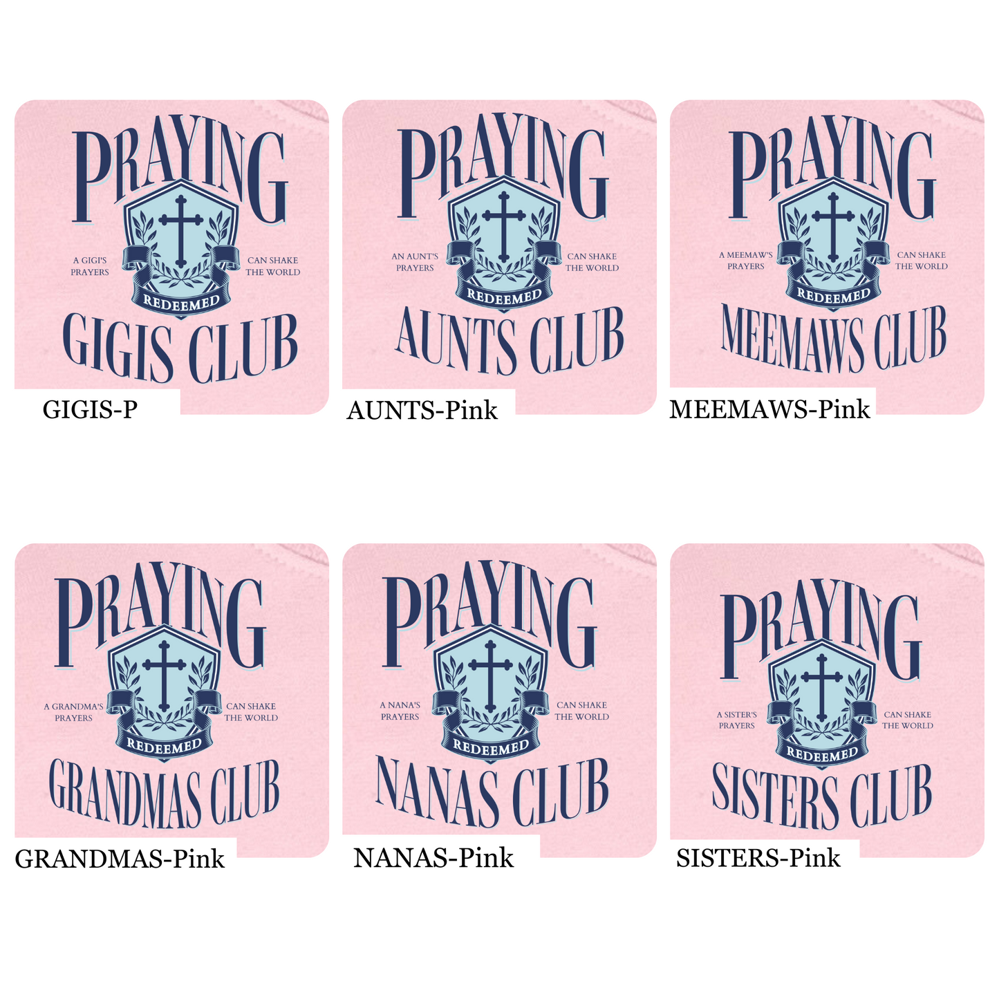 Praying Mothers Club Christian Graphic T-Shirt | ATTA TOOD®