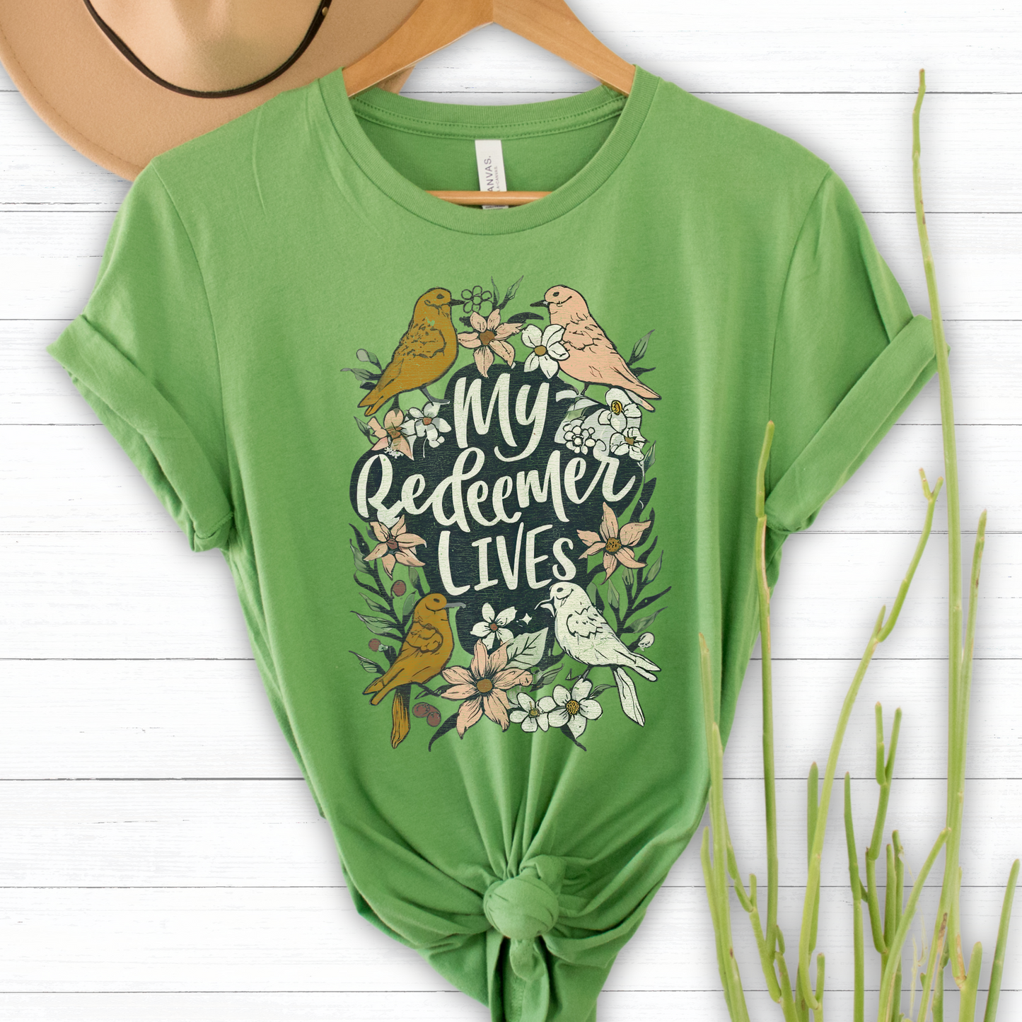 My redeemer lives tee - Additional Colors