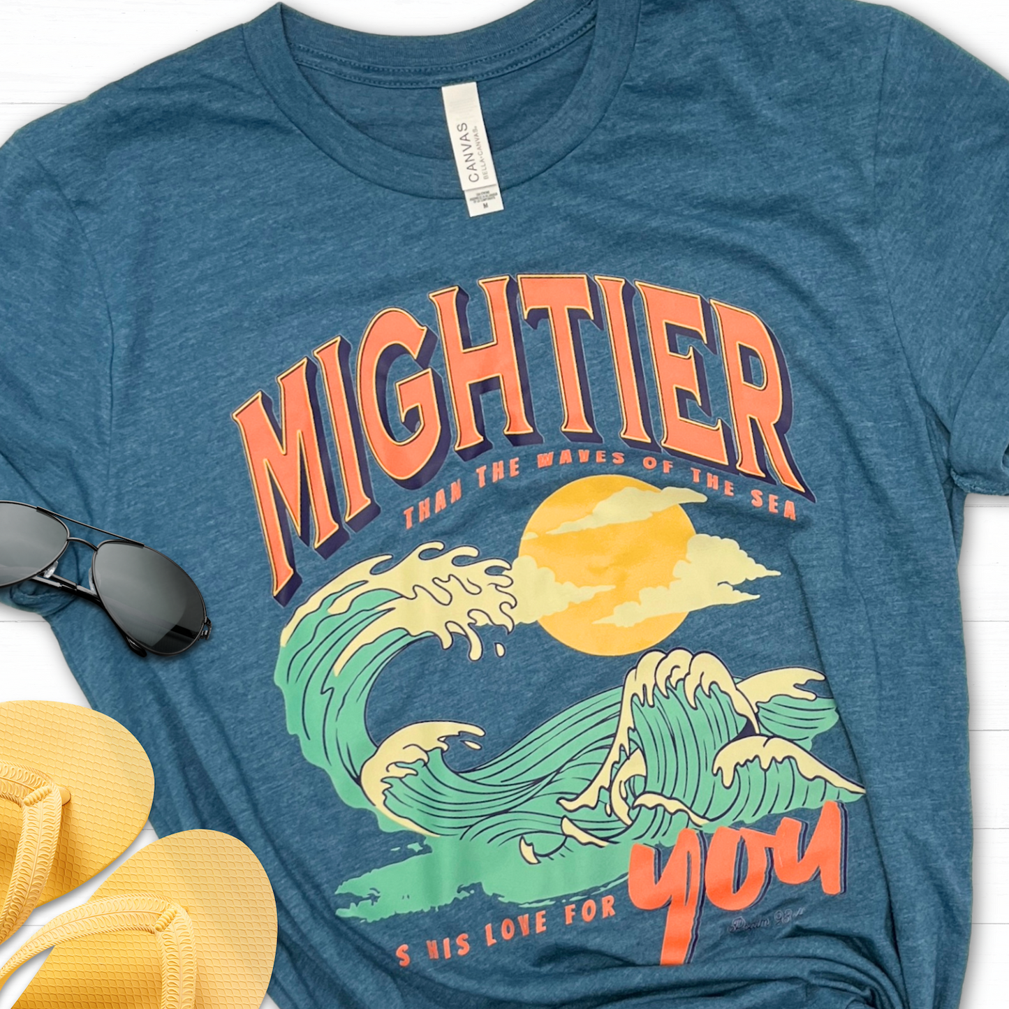 Mightier than the waves of the sea is his love for you tee