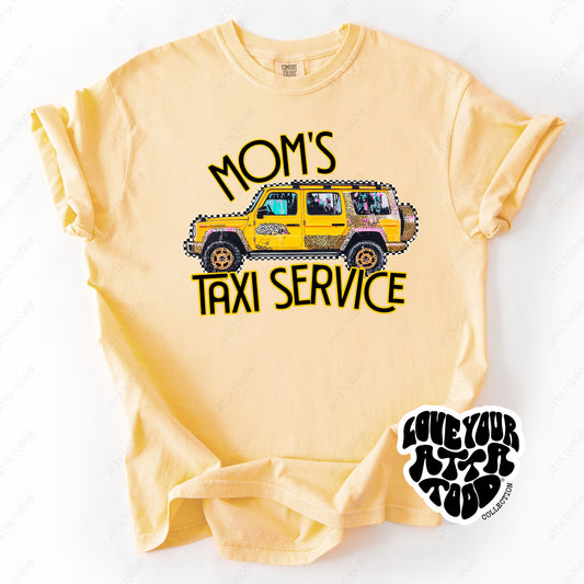 Mom Taxi Service Off Road SUV Graphic Tee | ATTA TOOD®