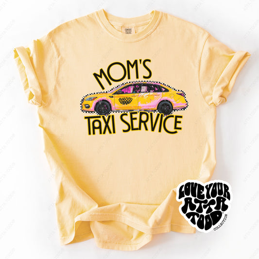 Mom Taxi Service Car Graphic Tee | ATTA TOOD®