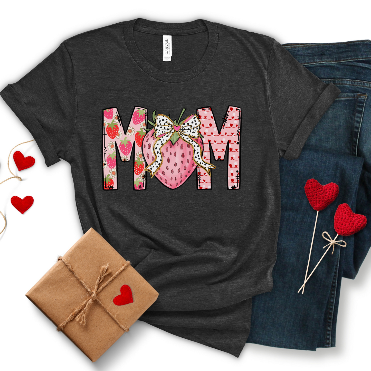 Sweet mom strawberry summer t-shirt