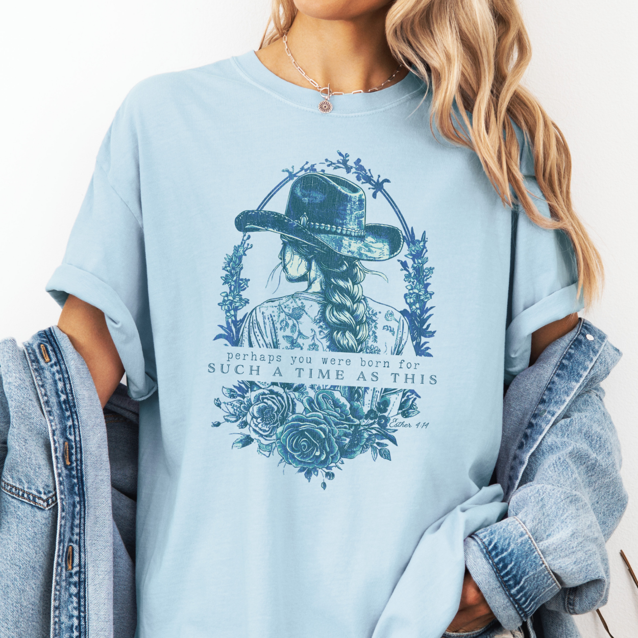 Esther 4:14 Christian Cowgirl Graphic T-Shirt | ATTA TOOD®