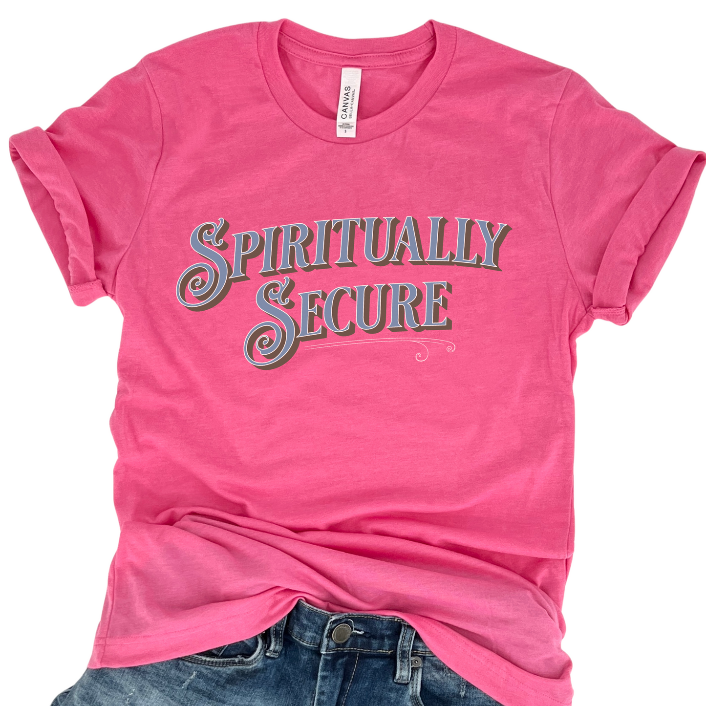 Spiritually Secure Unisex Graphic T-Shirt | Faith Based | ATTA TOOD®
