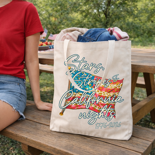 Custom 4th of July Tote Bag | 1776–2026 Design | City or State