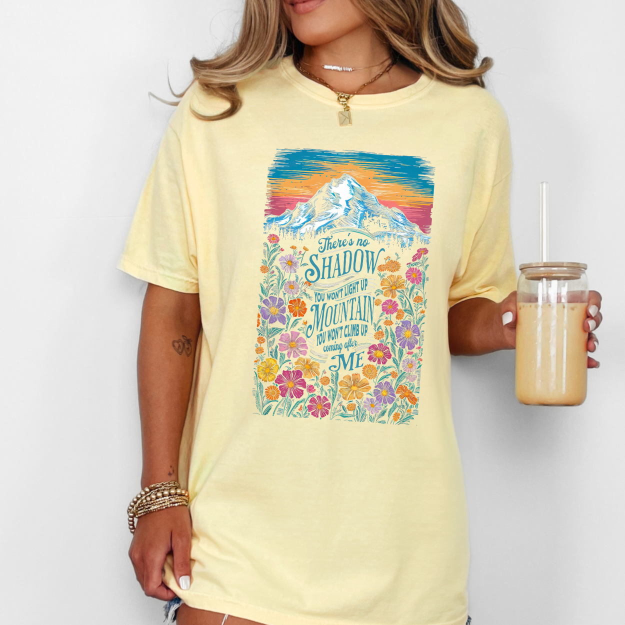 Mountain Majesty Christian Faith Graphic T-Shirt | ATTA TOOD®