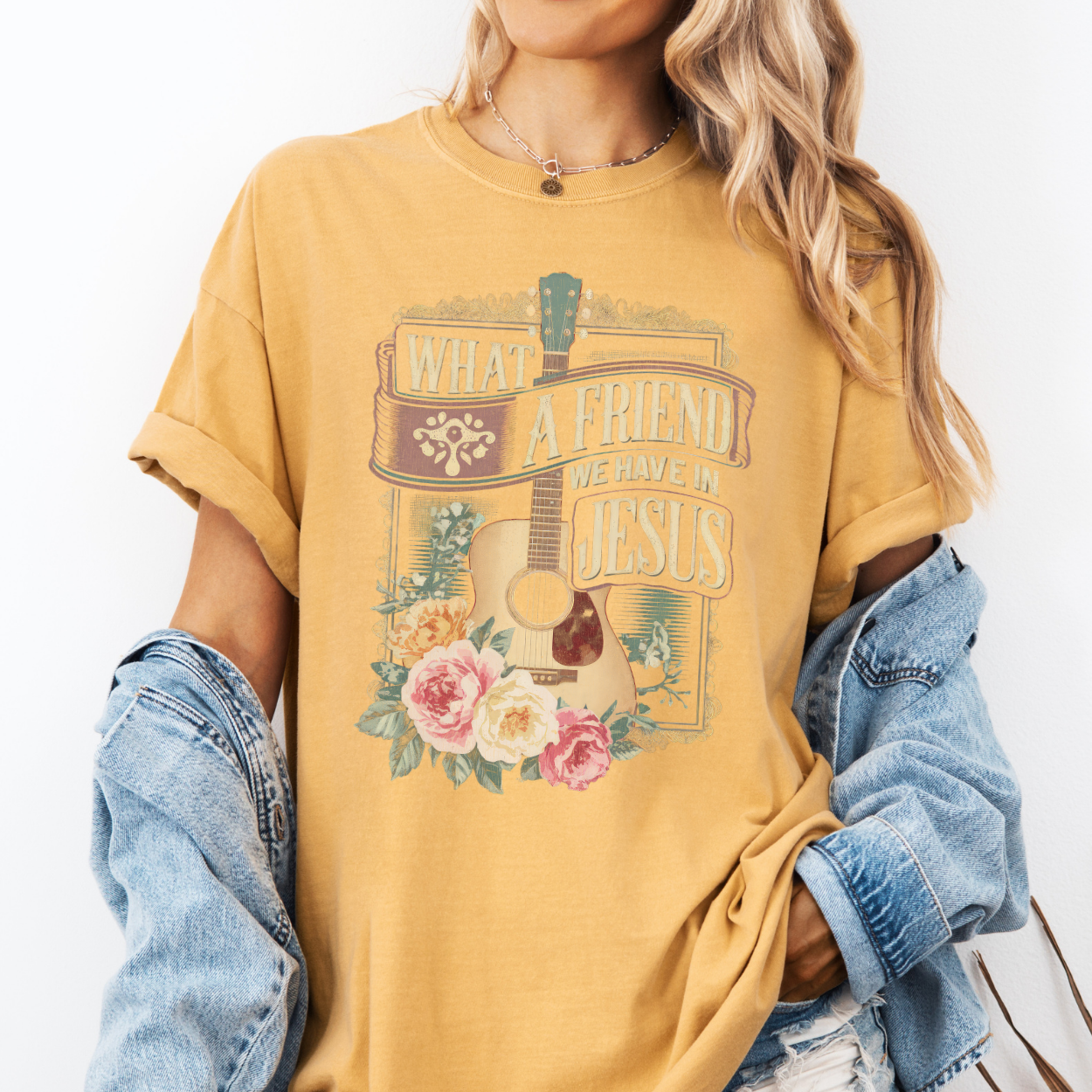 What a Friend in Jesus Country Christian Graphic T-Shirt | ATTA TOOD®