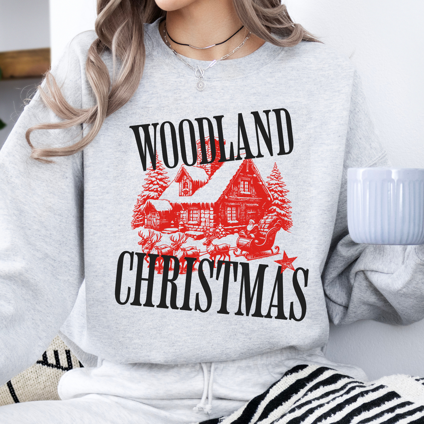 Woodland Christmas Unisex Graphic Sweatshirt | ATTA TOOD®