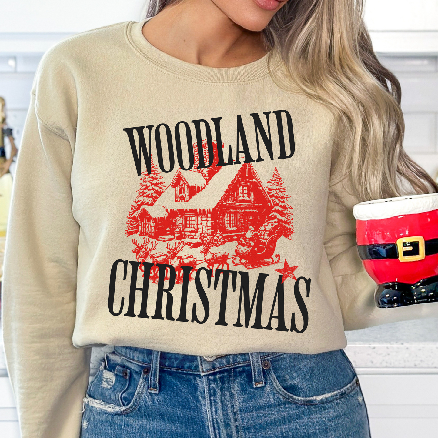 Woodland Christmas Unisex Graphic Sweatshirt | ATTA TOOD®