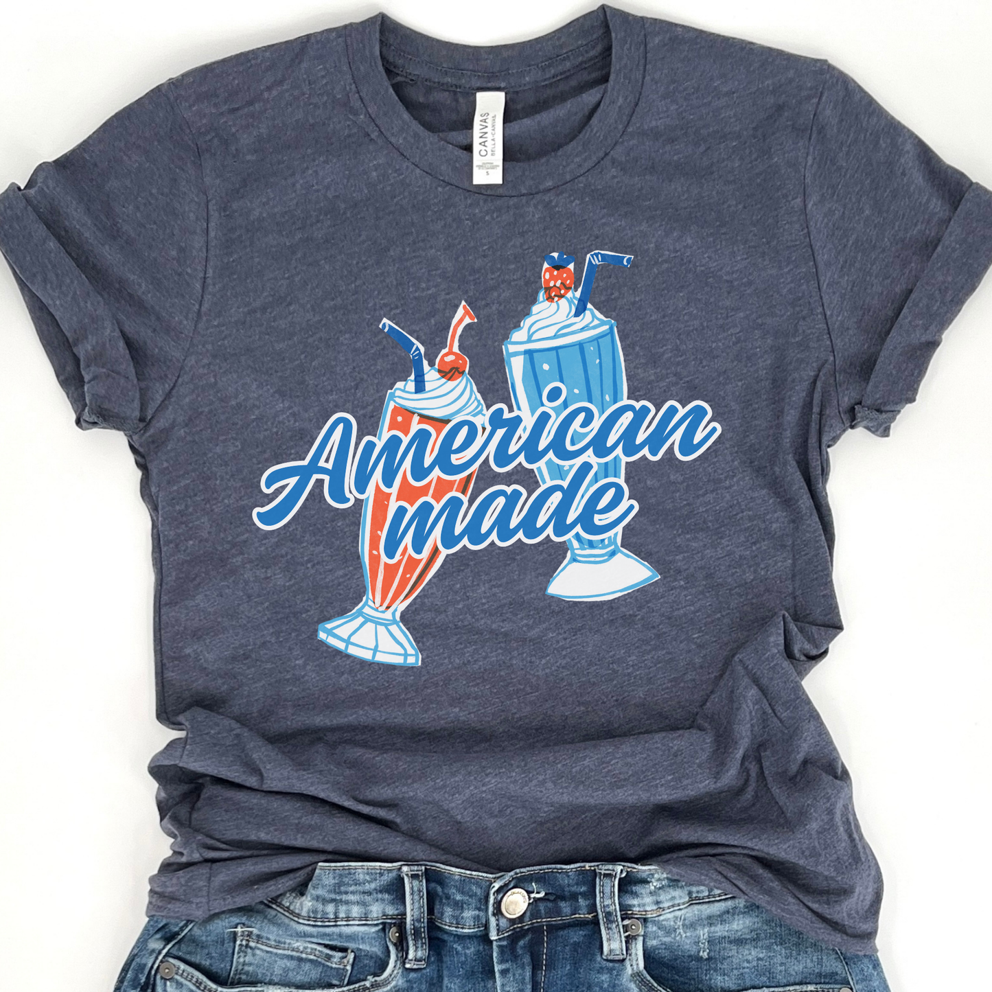 American Made Milkshake Unisex Graphic T-Shirt | ATTA TOOD®
