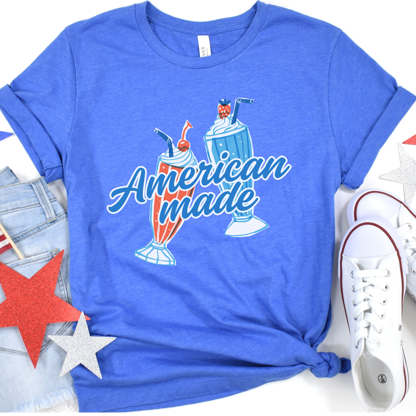 American Made Milkshake Unisex Graphic T-Shirt | ATTA TOOD®