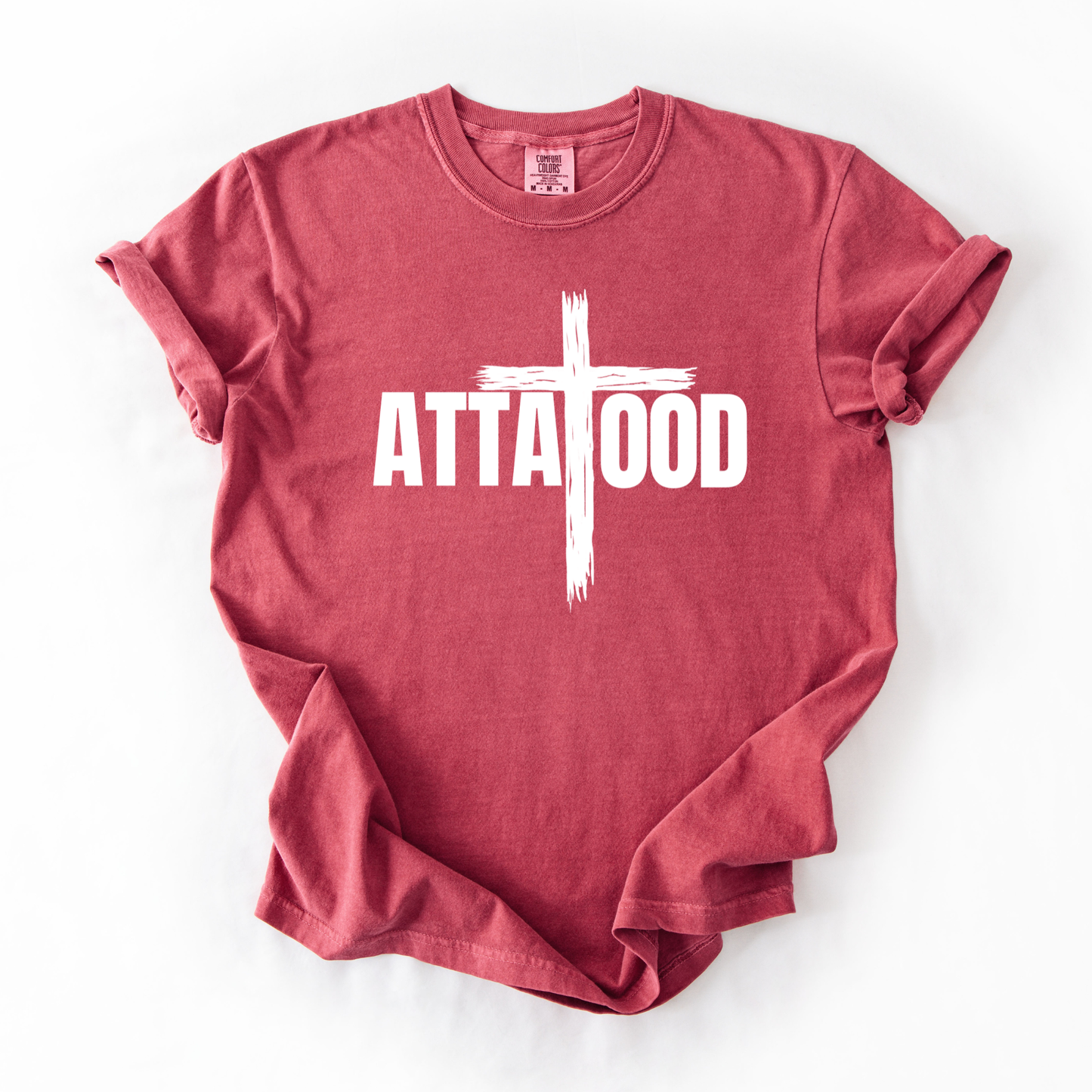 ATTA TOOD® Rustic Cross Graphic T-Shirt