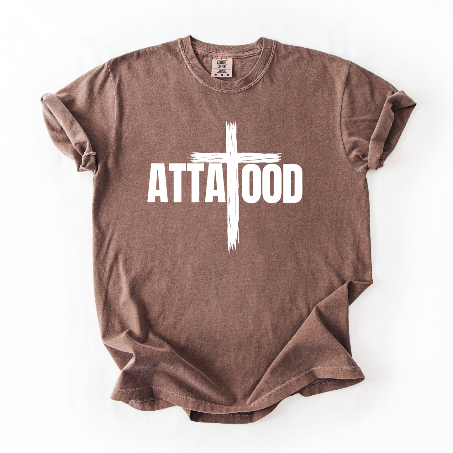 ATTA TOOD® Rustic Cross Graphic T-Shirt