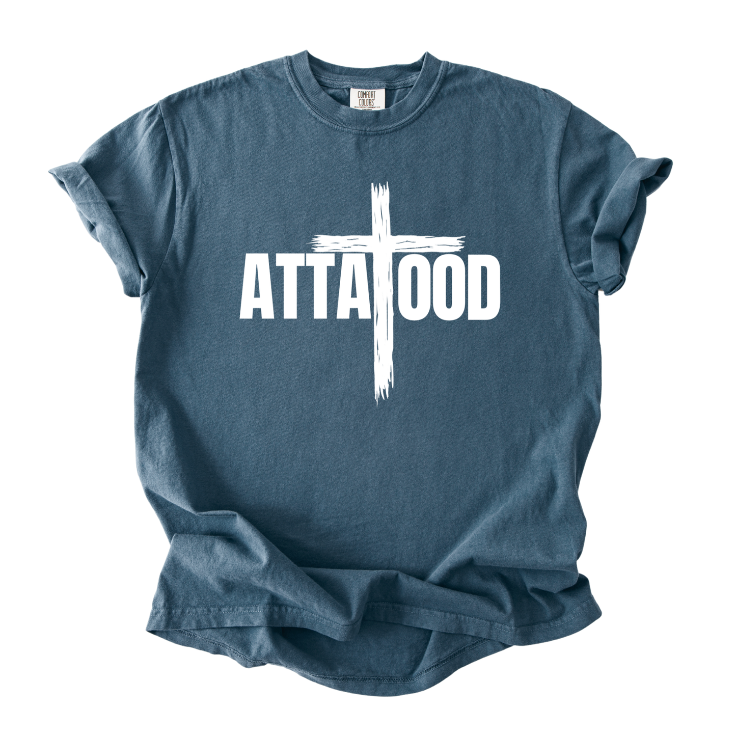 ATTA TOOD® Rustic Cross Graphic T-Shirt