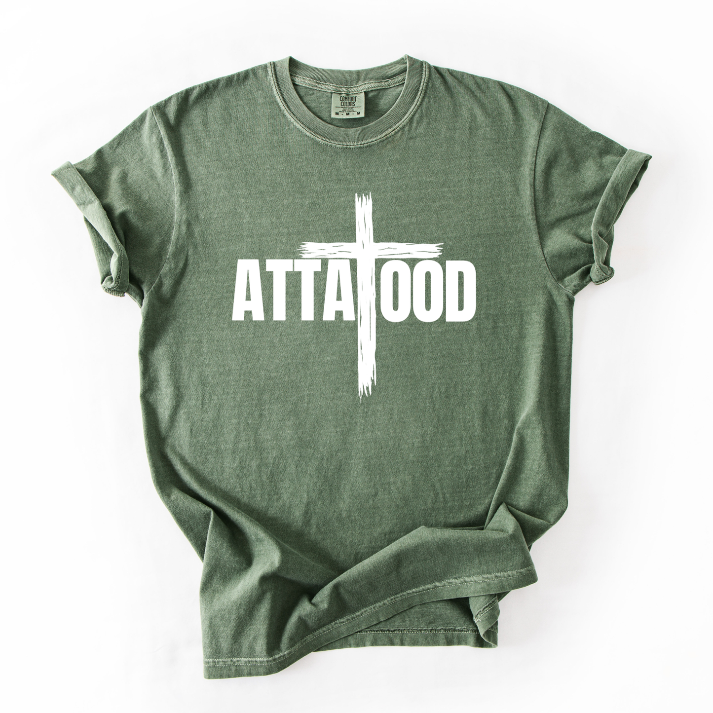 ATTA TOOD® Rustic Cross Graphic T-Shirt