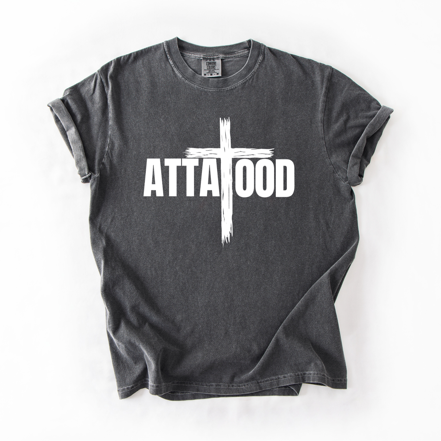 ATTA TOOD® Rustic Cross Graphic T-Shirt