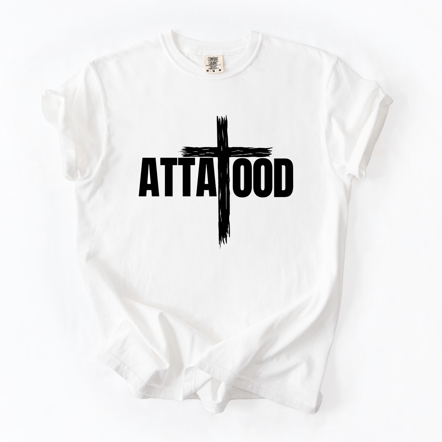 ATTA TOOD® Rustic Cross Graphic T-Shirt