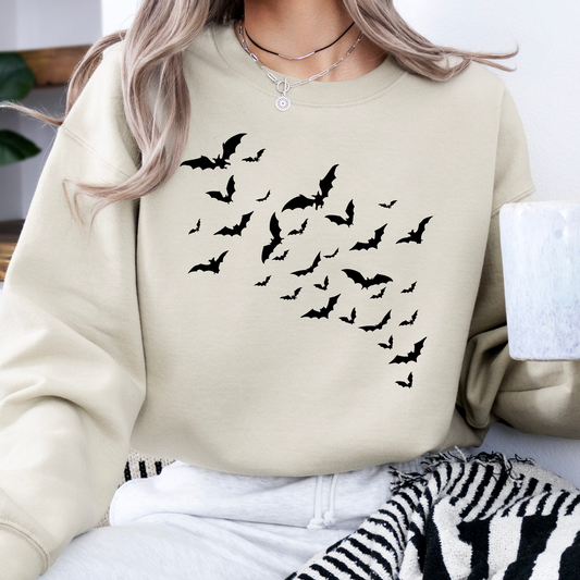 Flying bats Halloween unisex sweatshirt