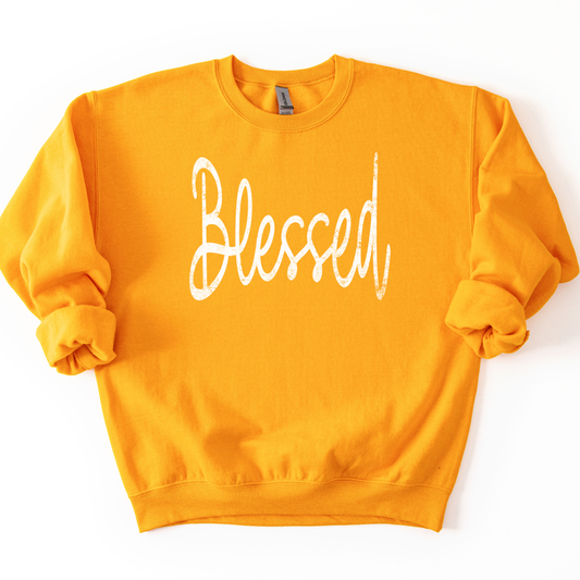 Blessed Graphic Sweatshirt | Fall Religious Crewneck