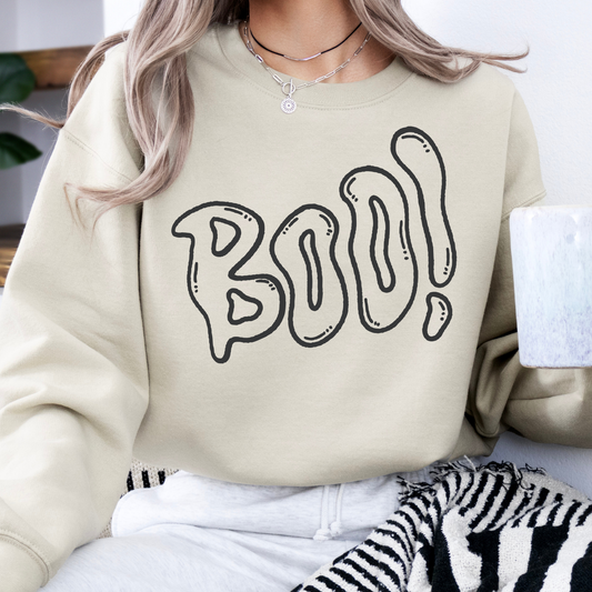 Boo Halloween sweatshirt