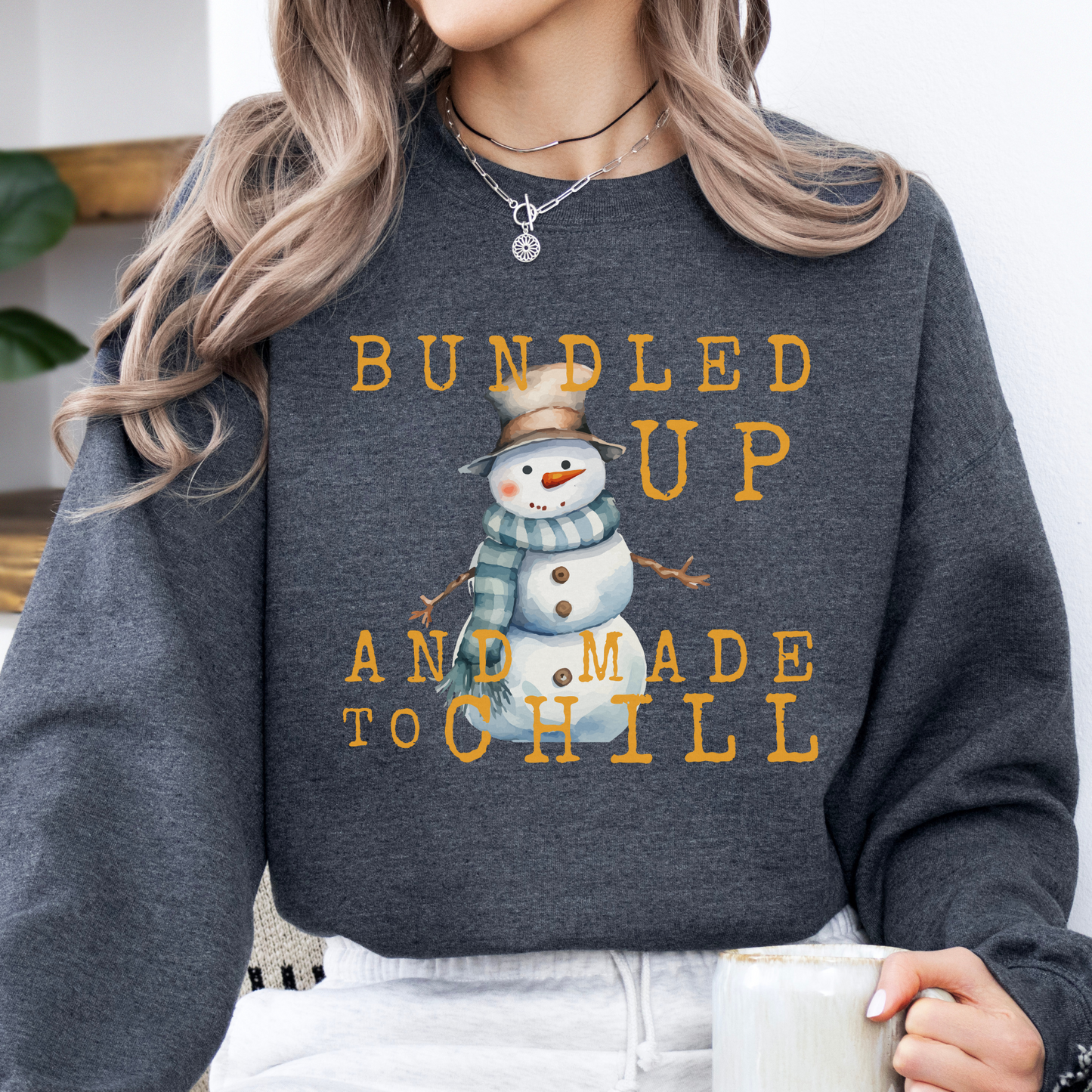 Winter Snowman Unisex Graphic Sweatshirt | ATTA TOOD®