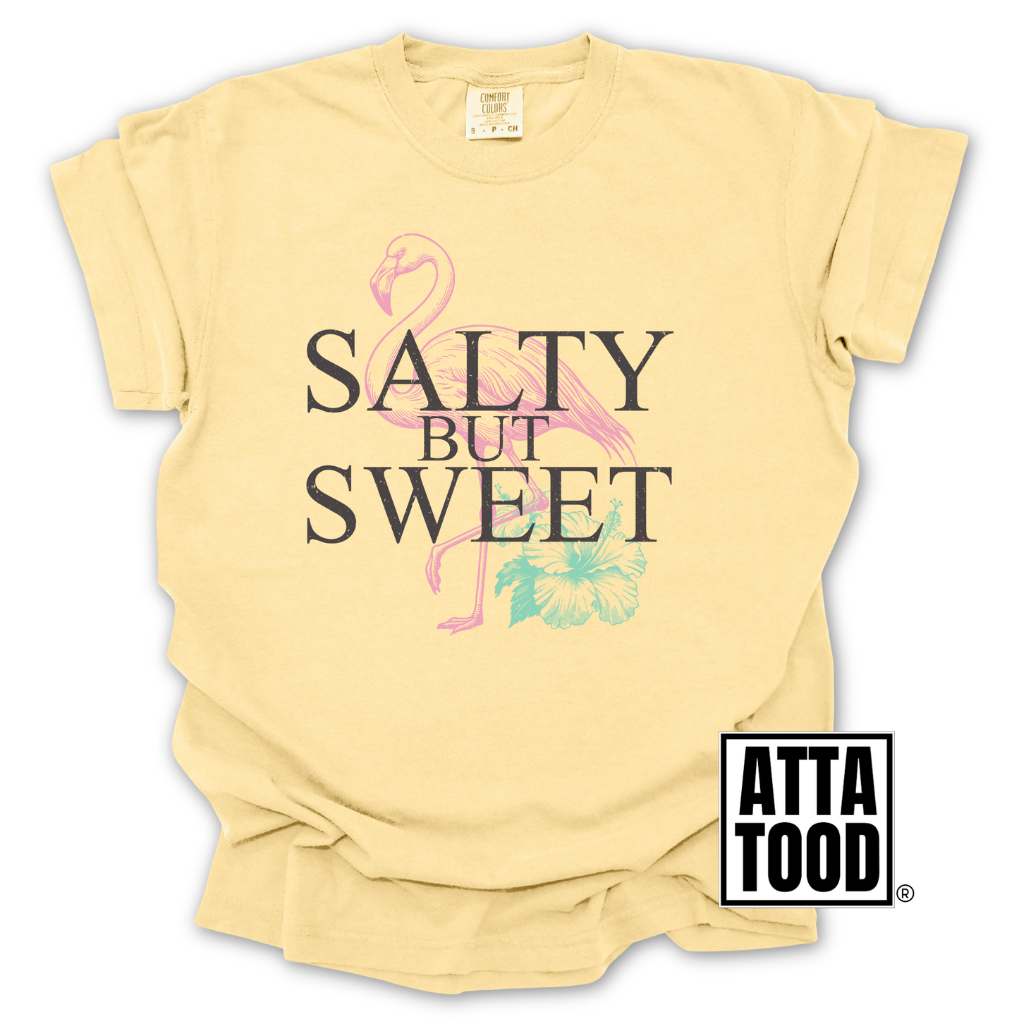 Salty but Sweet Flamingo Tee