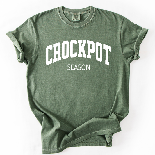 Crockpot Season Funny Fall Graphic Comfort Colors Tee